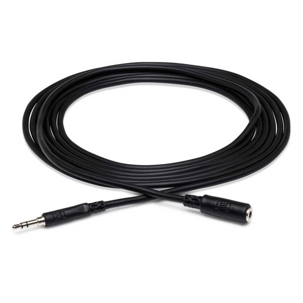 Hosa - MHE-102 - 2 ft Headphone Extension Cable - 3.5mm TRS Female to Male