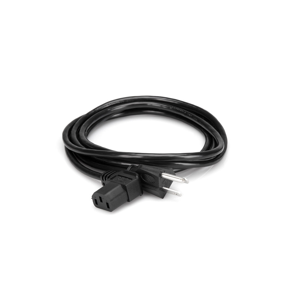 Hosa Power Cord Right-Angle IEC C13 to NEMA 5-15P, 8 ft. - Bananas at Large®
