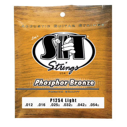 SIT Strings P1254 Light Phosphor Bronze Acoustic Guitar Strings