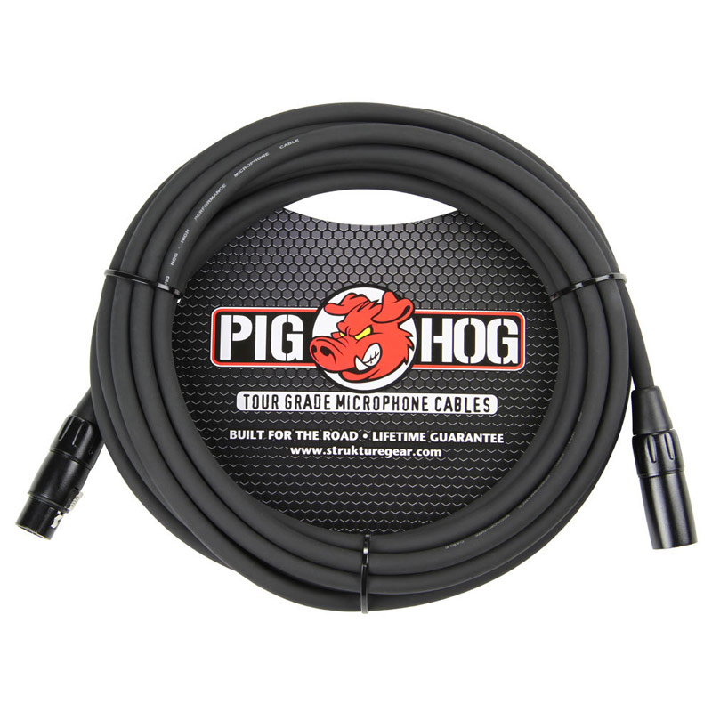 Pig Hog PHM20 8mm Mic Cable, 20ft XLR - Bananas at Large