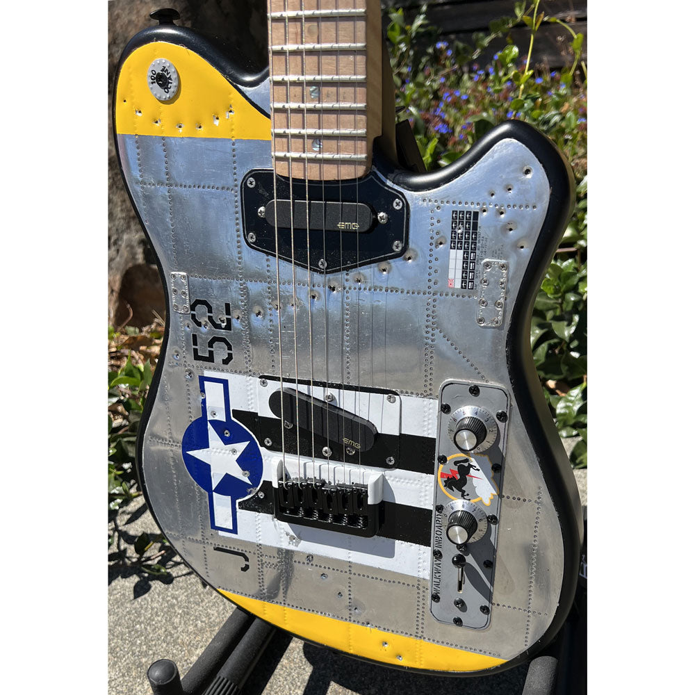 McConnell P-51 Turbocaster "The Enchantress" Custom Guitar w/case