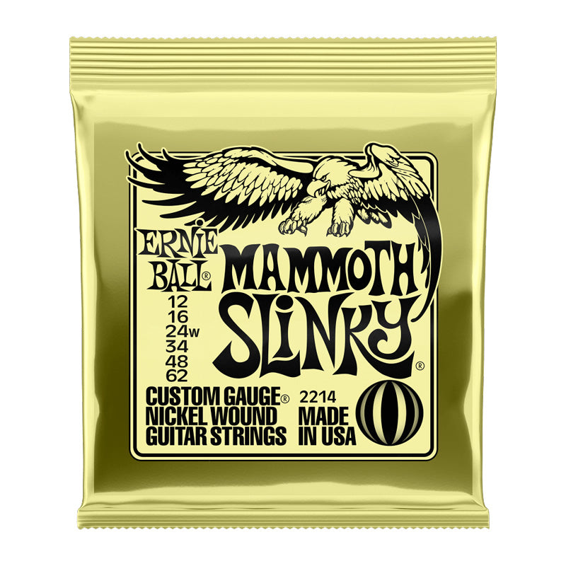 Ernie Ball Mammoth Slinky Nickel Wound Electric Guitar Strings - 12-62 Gauge - Bananas at Large®