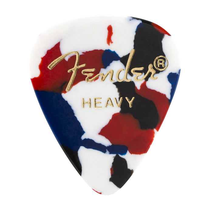 Fender 351 Shape Heavy 12 Pack Picks - Confetti - Bananas at Large®