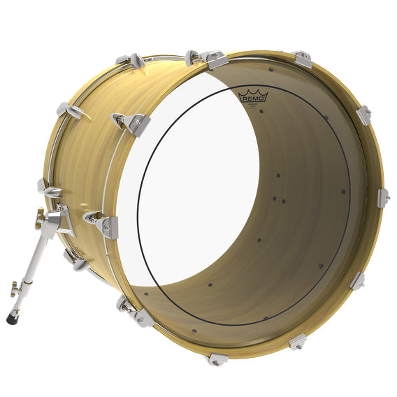 Remo Pinstripe Clear 22 in. Bass Drum Head