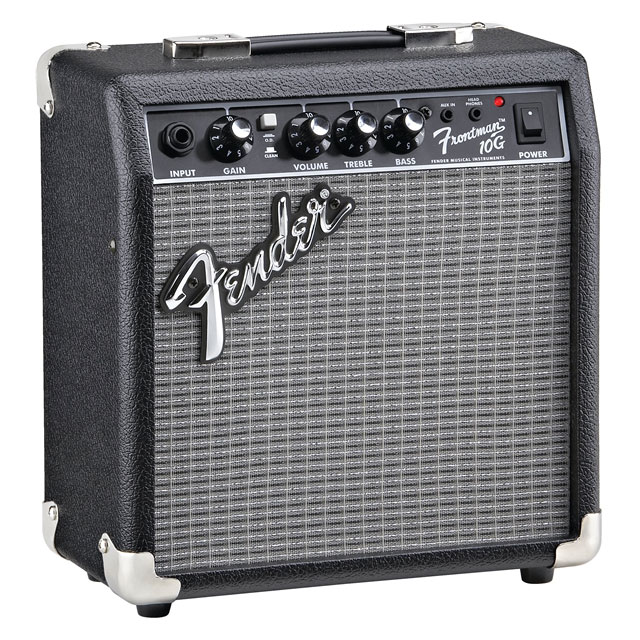 Fender Frontman 10G Guitar Combo Amp - Black and Silver - Bananas at Large®