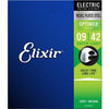 Elixir Electric Nickel Plated Steel with OPTIWEB Coating, Super Light (.009-.042)