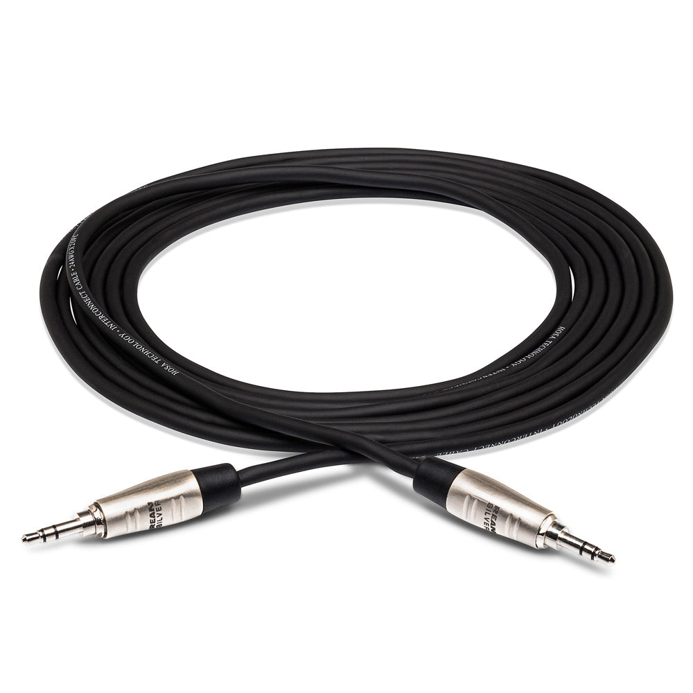 Hosa Pro Stereo Interconnect 15 ft. Cable, REAN 3.5 mm TRS to Same - Bananas at Large®