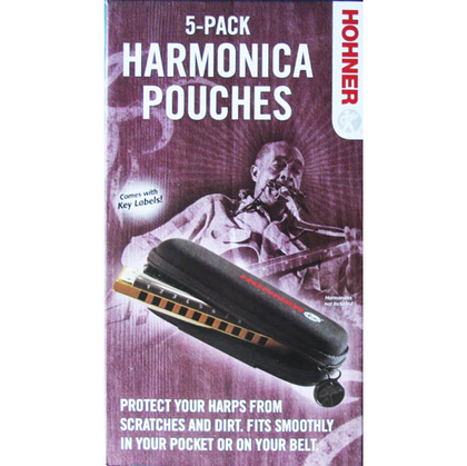 Hohner HPN5 Harmonica Pouch 5-Pack - Bananas At Large®