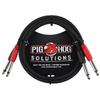 Pig Hog PD-21403 Solutions 3ft 1/4 in. -1/4 in. Dual Cable - Bananas at Large®