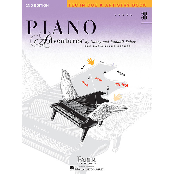 Hal Leonard Piano Adventures Level 3B Technique and Artistry Book 2nd Edition - Bananas At Large®