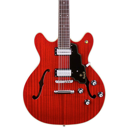 Guild Starfire IV ST 12-String Newark Double-Cut Semi-Hollow w/stop tail Cherry Red
