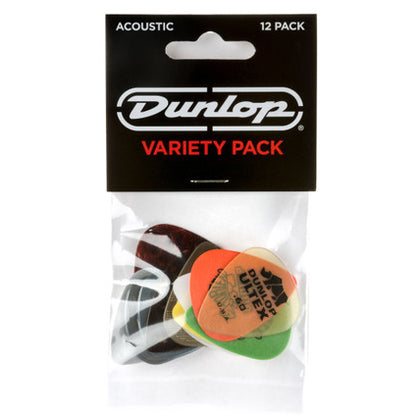 Dunlop Acoustic Pick Variety Pack - 12 Pack
