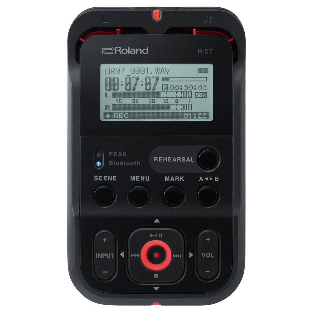 Roland R-07 Handheld Recorder - Black - Bananas at Large®