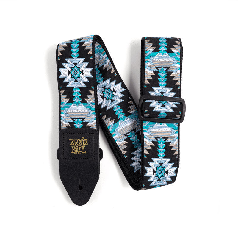 Ernie Ball P04609 Jacquard Design Polypro 2 in. Guitar Strap - Albuquerque Blue - Bananas at Large®