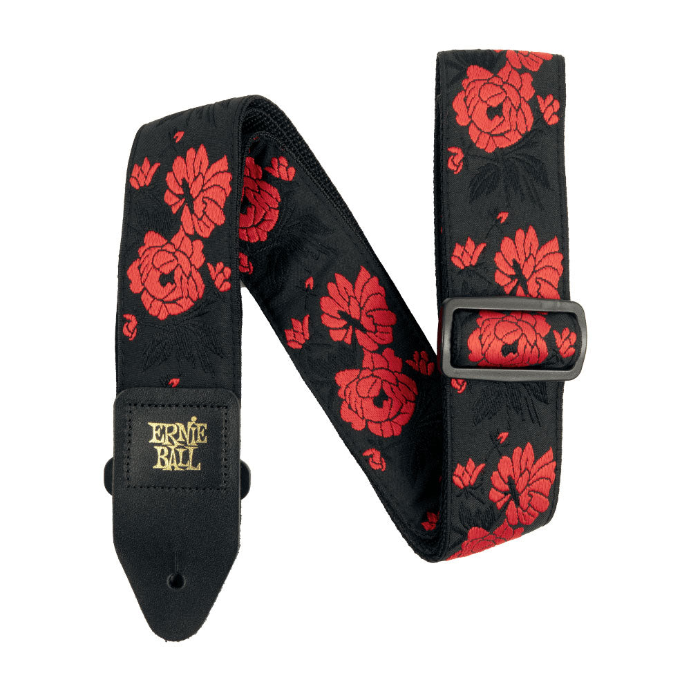 Ernie Ball P05335 Jacquard Design Polypro 2 in. Guitar Strap - Tango Rose - Bananas at Large®