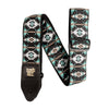 Ernie Ball P05325 Jacquard Design Polypro 2 in. Guitar Strap - Southwestern Turquoise