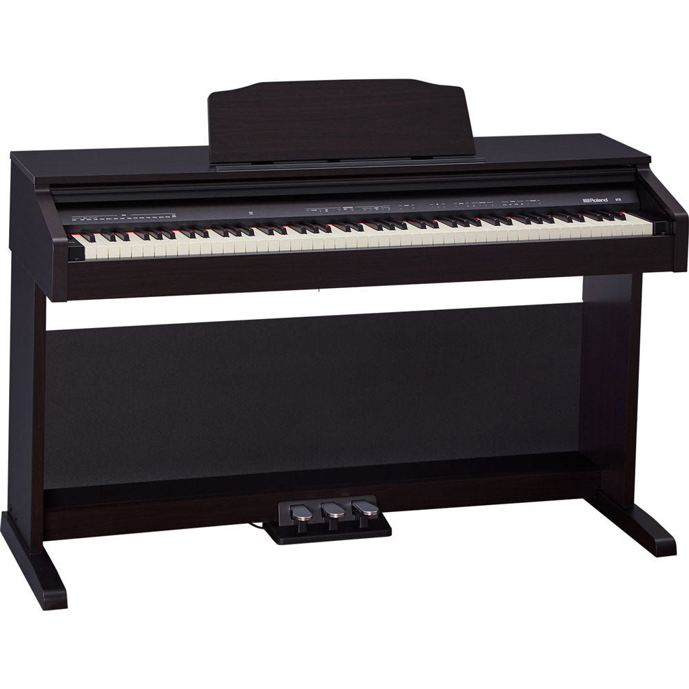 Roland RP-30 Digital Upright Piano with Stand and Pedals - Wood Finish
