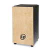 Latin Percussion LP1428NYND Deluxe Black Box Cajon with Padded Seat - Natural Faceplate