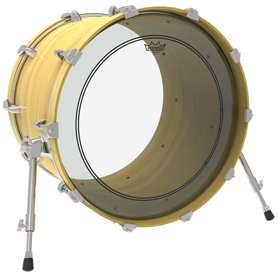 Remo Powerstroke P3 Clear 22 in. Bass Drum Head - Bananas at Large®