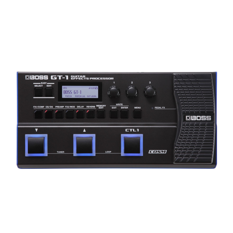 BOSS GT-1 Guitar Effects Processor – Bananas at Large® Musical 