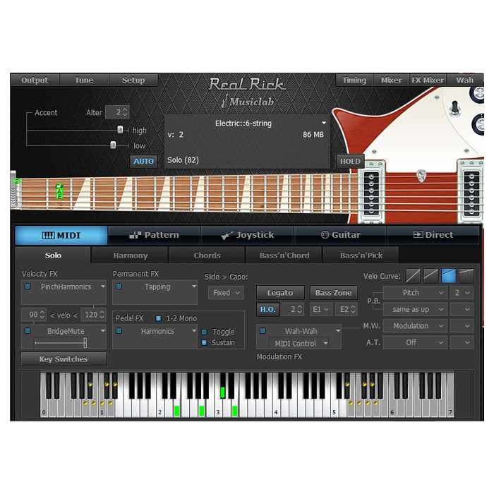 MUSICLAB Musiclab RealRick Rickenbacker Guitar Accompaniment Plug [Download] - Bananas at Large