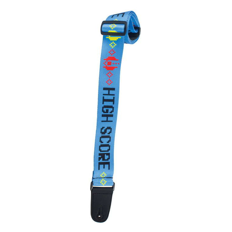 Henry Heller HSUB2-48 Sublimation Design 2 in. Guitar Strap - High Score - Bananas at Large®