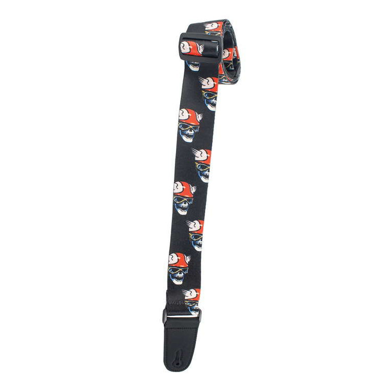 Henry Heller Sublimation Design 2in Guitar Strap - Tattoo Skulls with Wings - Bananas at Large®