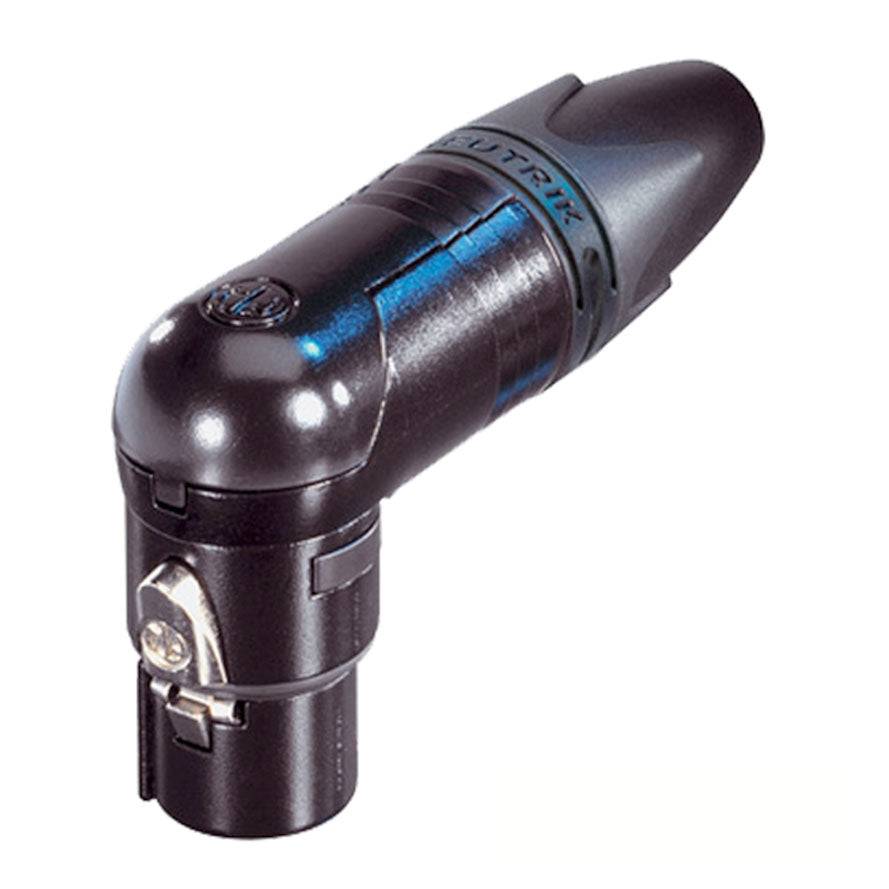 Rapco NC3FRXB 3 Pin XLR Female Cable Mount Adapter - Black - Bananas at Large®