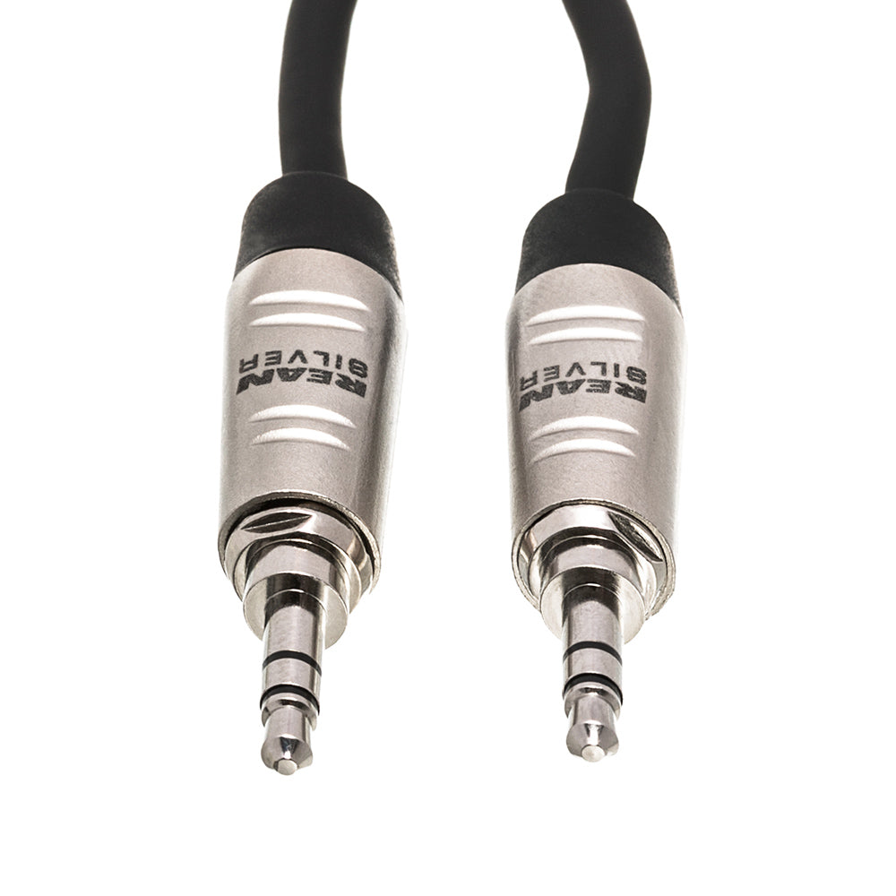 Hosa Pro Stereo Interconnect 15 ft. Cable, REAN 3.5 mm TRS to Same - Bananas at Large®