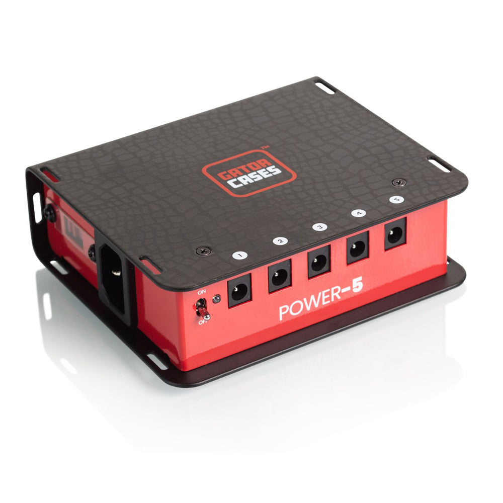 Gator POWER-5 Pedal Board Power Supply with 5 Isolated Outputs