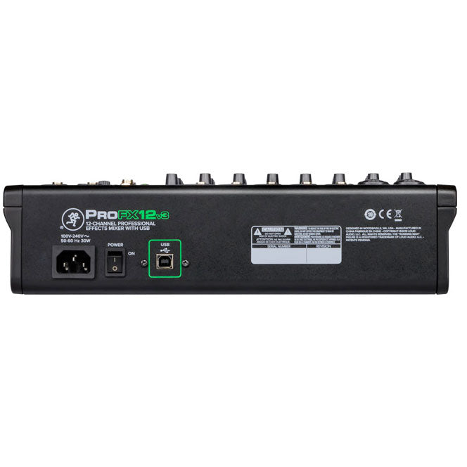Mackie ProFX12v3 12 Channel Professional Effects Mixer with USB