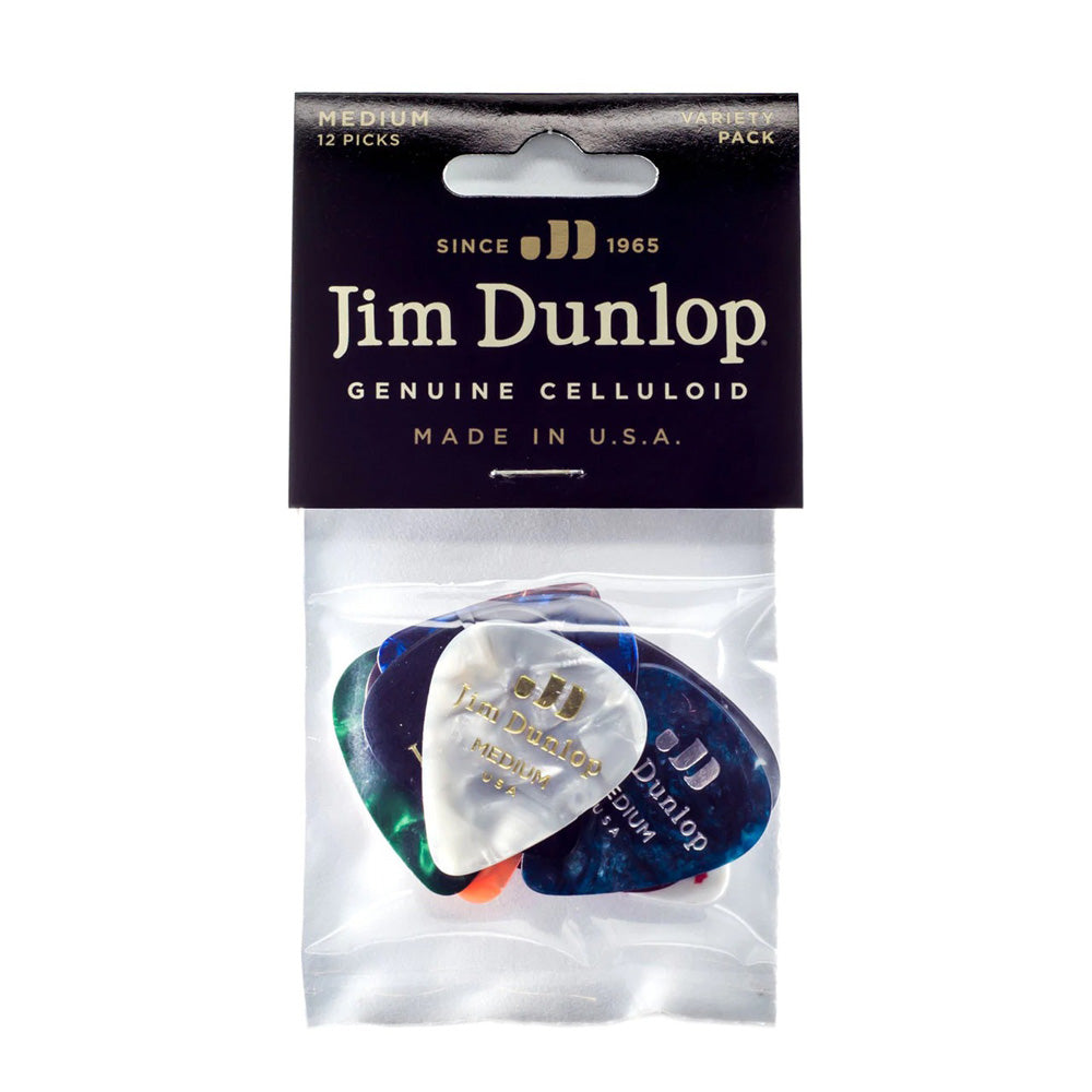 Dunlop Medium Celluloid Variety Pack (12 Pack) - Bananas at Large®