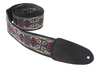 Henry Heller HJQ2 2 in. Hand Sewn Deluxe Multi Color Jacquard Guitar Strap - Bananas At Large®