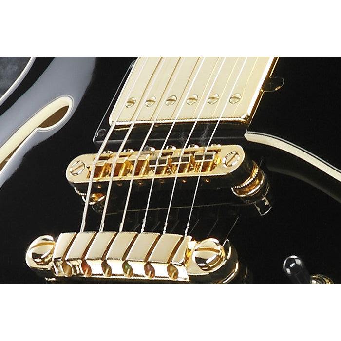 Ibanez Artcore AF75G Hollow Body Electric Guitar - Black Flat