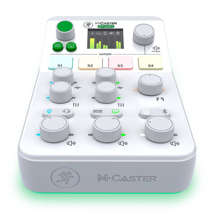 Mackie M-Caster Studio Desktop Live Streaming Mixer - White
