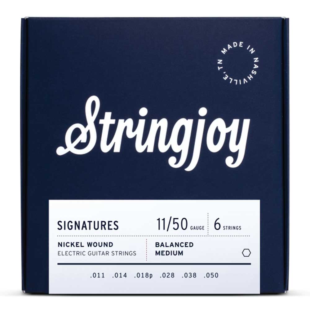 Stringjoy Signatures | Balanced Medium Gauge (11-50) Nickel Wound Electric Guitar Strings - Bananas at Large®
