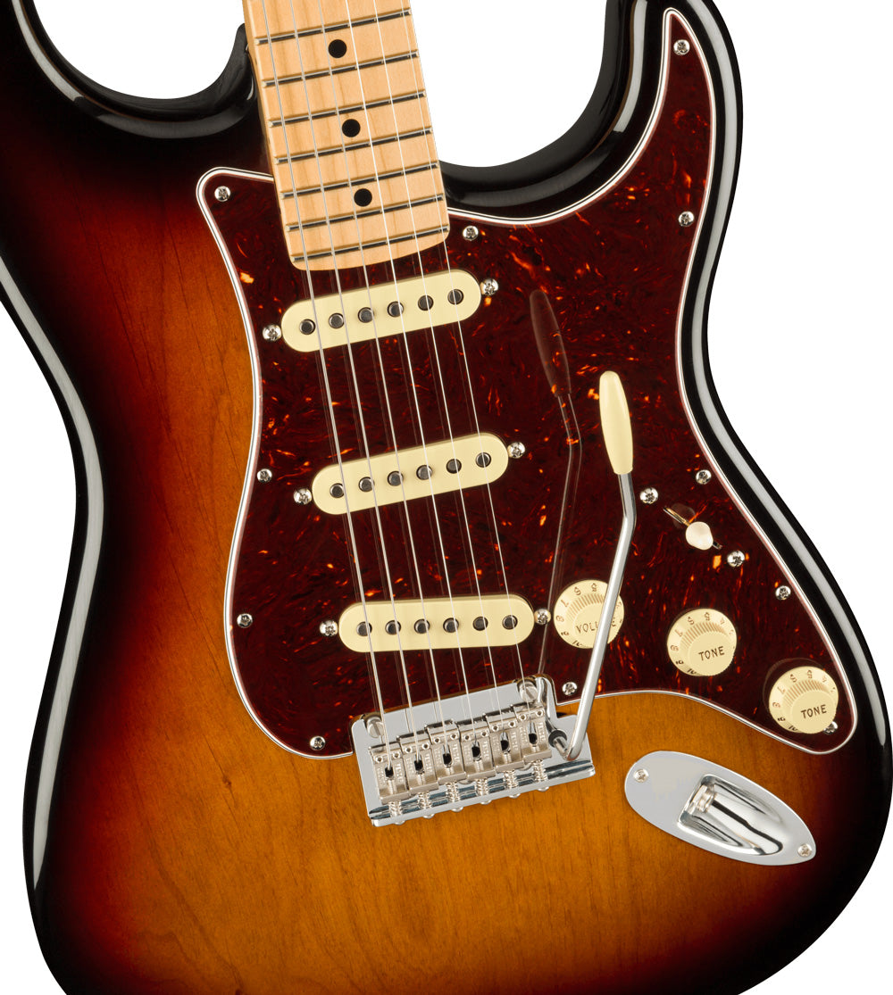 Fender American Professional II Stratocaster Electric Guitar - Maple Fingerboard - 3-Color Sunburst