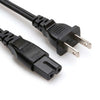 Hosa - PWP-461 - 8 ft Power Cable - 18 AWG - NEMA 1-15P to IEC C7 Polarized