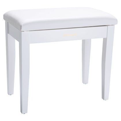 Roland RPB-100 Piano Bench with Storage Compartment - Satin White