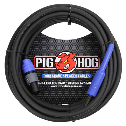 Pig Hog PHSC50S14 50ft Speaker Cable, SPKON to 1/4 - Bananas at Large