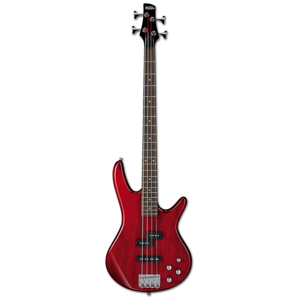 Ibanez GSR200 GIO Series 4 String Electric Bass - Transparent Red - Bananas At Large®