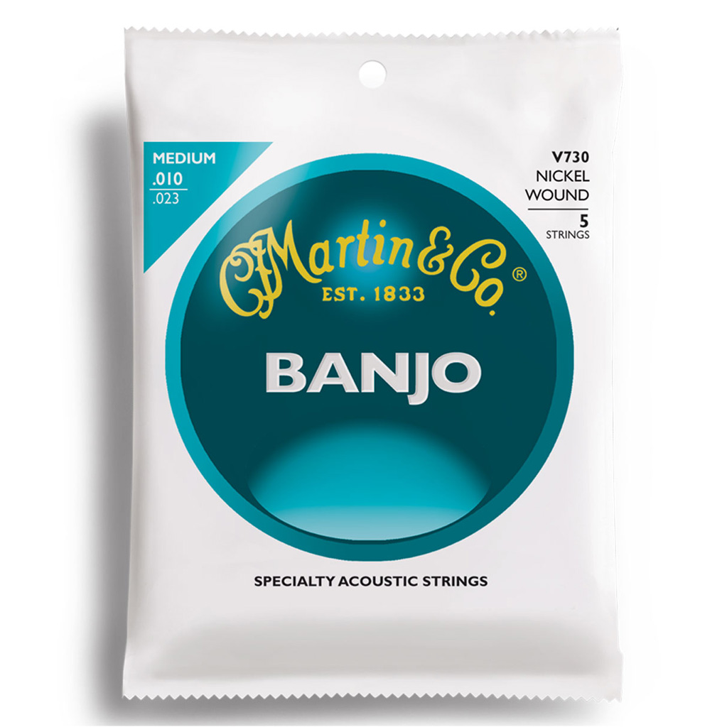 Martin V730 Vega Banjo Medium Guage Nickel Wound Strings - Bananas at Large