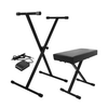 On-Stage KPK6520 Keyboard Stand/Bench Pack with Sustain Pedal - Bananas at Large