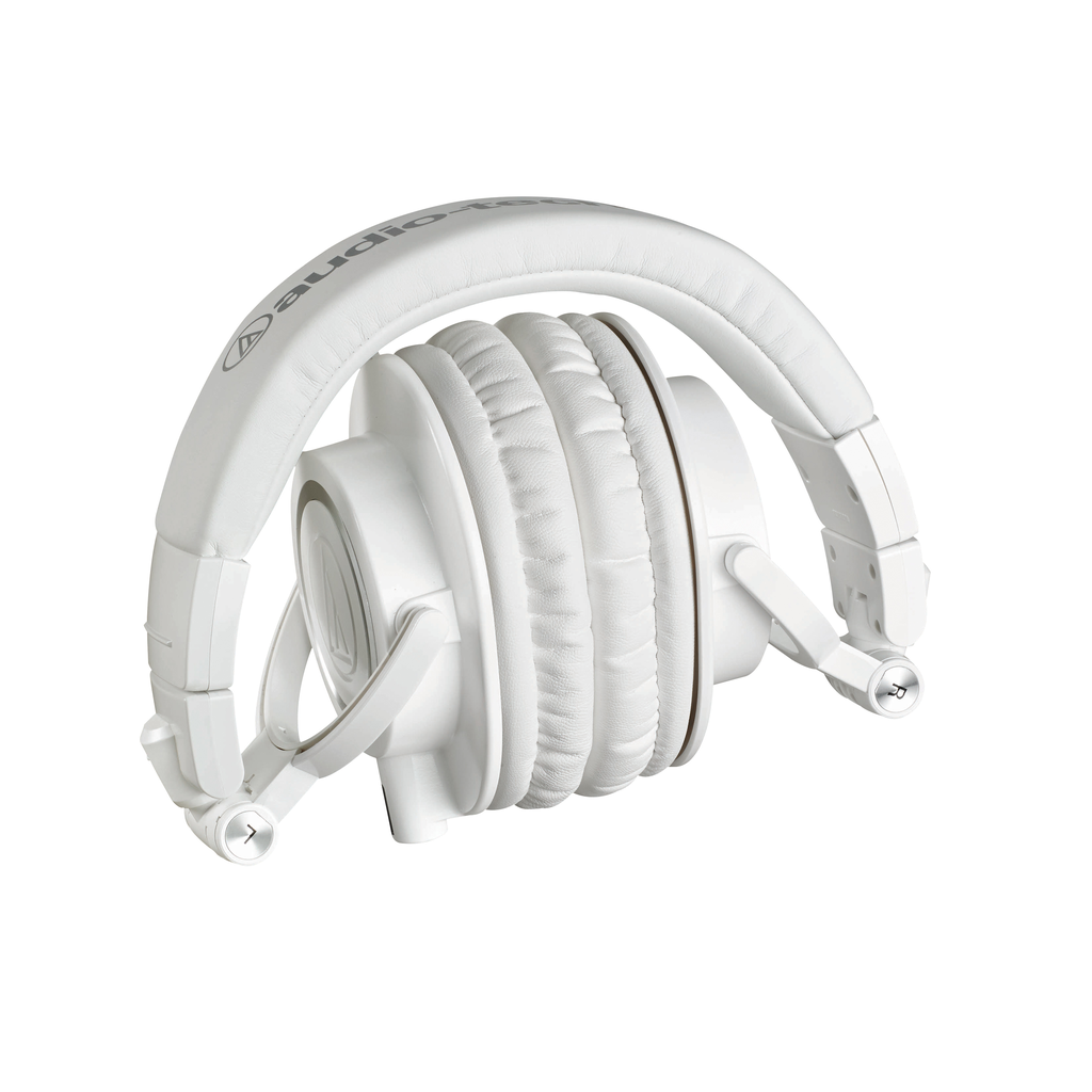 Audio Technica ATH-M50XWH Professional Monitor Headphones - White - Bananas at Large - 3