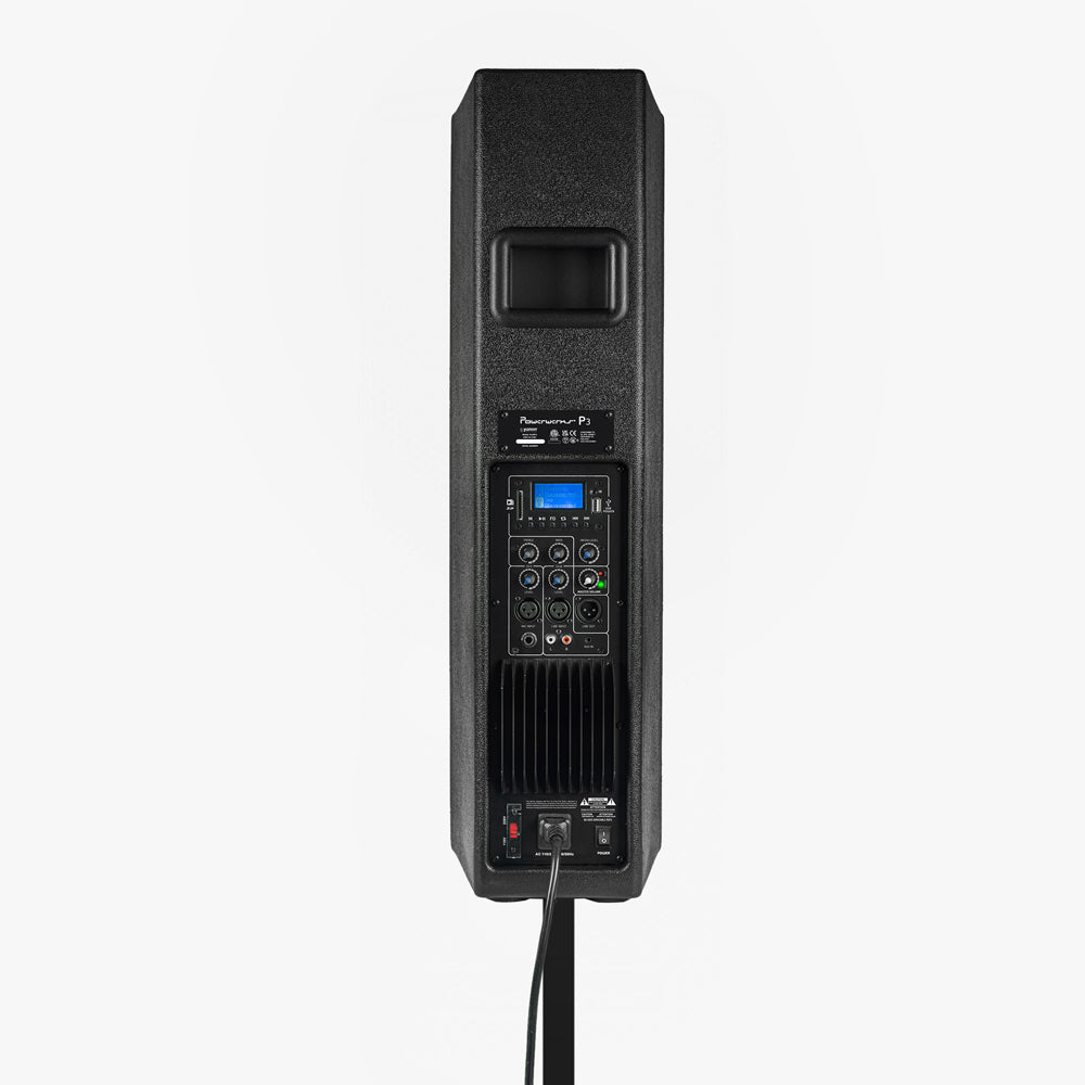 Powerwerks PWRP3-U 120W 6.5 in. Portable PA Active Speaker Column