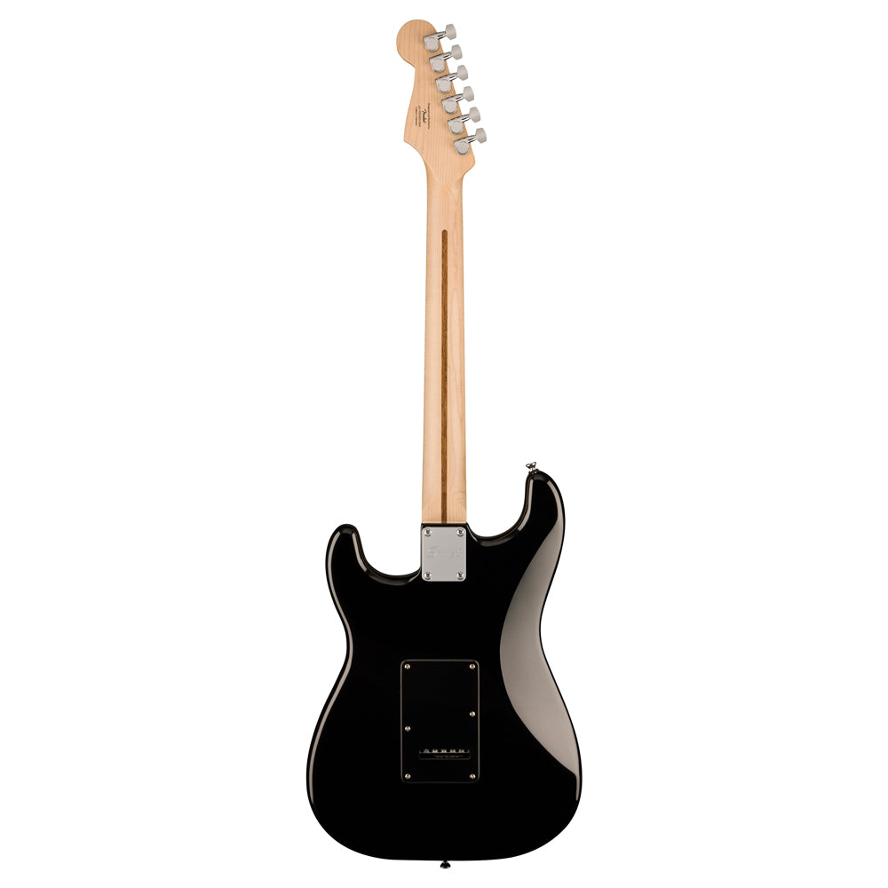 Squier Sonic Stratocaster HSS, Maple Fingerboard, Black Pickguard, Black