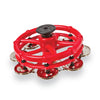 Latin Percussion LP193 Hi-Hat Tambourine with Click Feature Steel Jingles