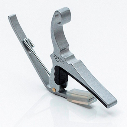 Kyser KG6S Quick-Change Acoustic Guitar Capo - Silver - Bananas at Large