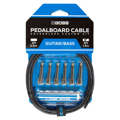 BOSS BKC-6 Pedalboard Cable Kit - 6 Connectors - 6 ft.