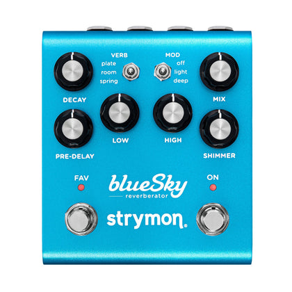Strymon BlueSky V2 Next Generation Reverb effects pedal